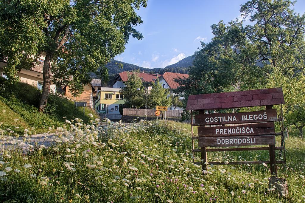 Gostilna Pension Blegos Poljane nad Škofjo Loko Zewnętrze zdjęcie